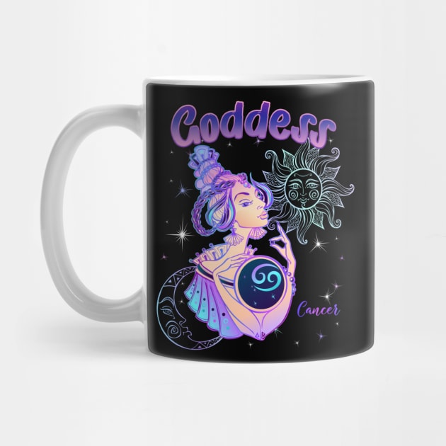Zodiac Cancer Goddess Queen Horoscope by The Little Store Of Magic